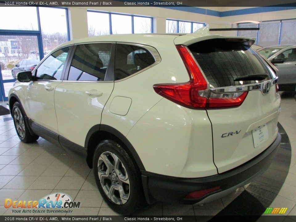 2018 Honda CR-V EX-L AWD White Diamond Pearl / Black Photo #9