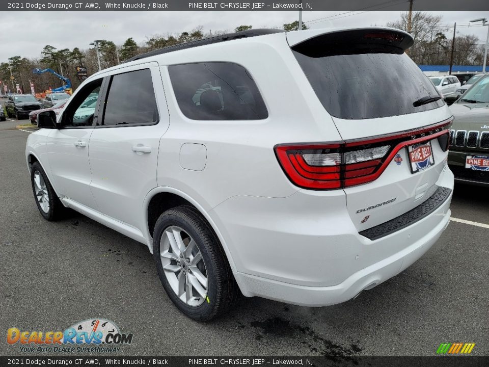 2021 Dodge Durango GT AWD White Knuckle / Black Photo #6