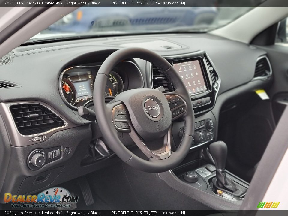 2021 Jeep Cherokee Limited 4x4 Bright White / Black Photo #12