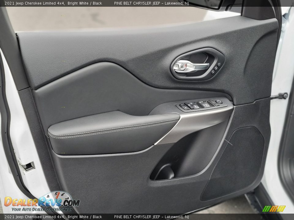 2021 Jeep Cherokee Limited 4x4 Bright White / Black Photo #13