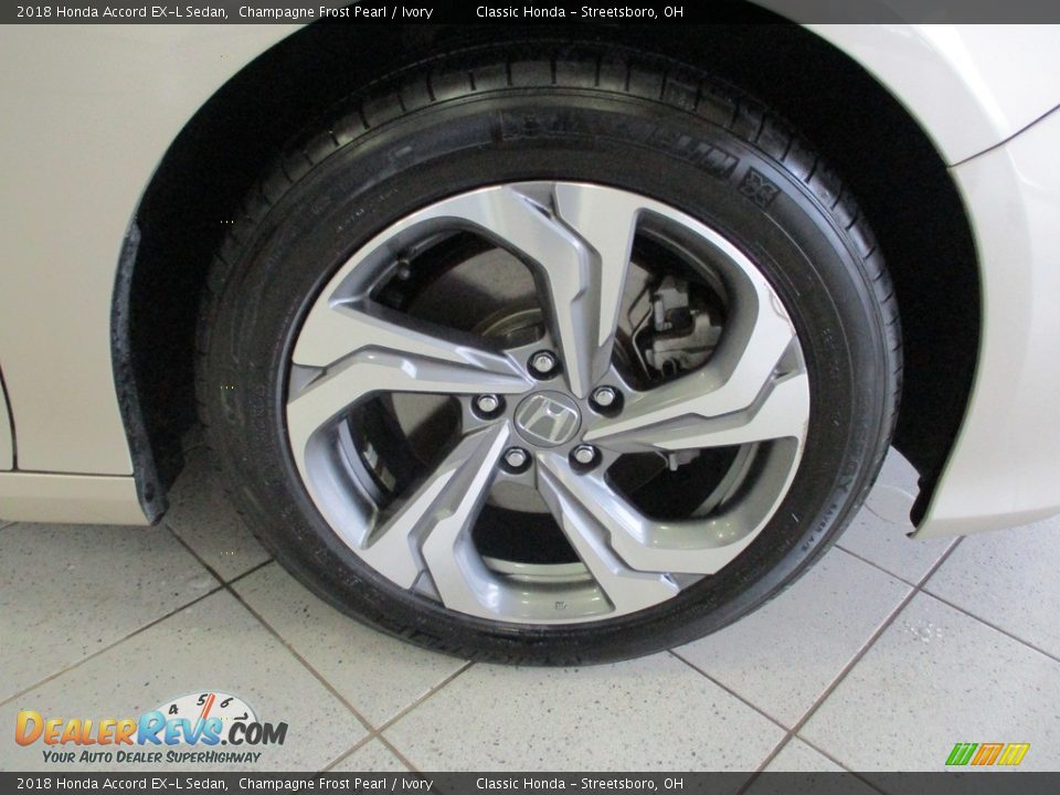 2018 Honda Accord EX-L Sedan Champagne Frost Pearl / Ivory Photo #5