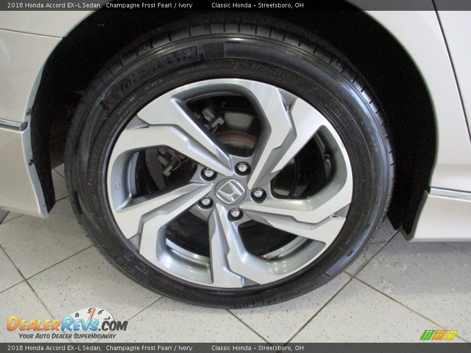 2018 Honda Accord EX-L Sedan Champagne Frost Pearl / Ivory Photo #6