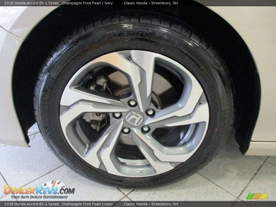 2018 Honda Accord EX-L Sedan Champagne Frost Pearl / Ivory Photo #12