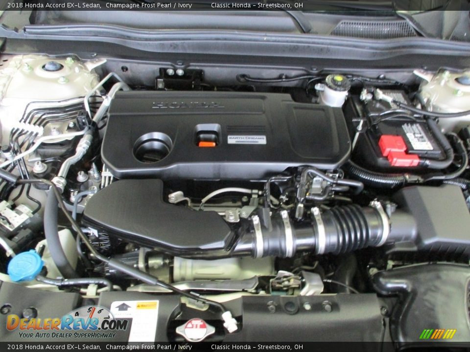 2018 Honda Accord EX-L Sedan Champagne Frost Pearl / Ivory Photo #13