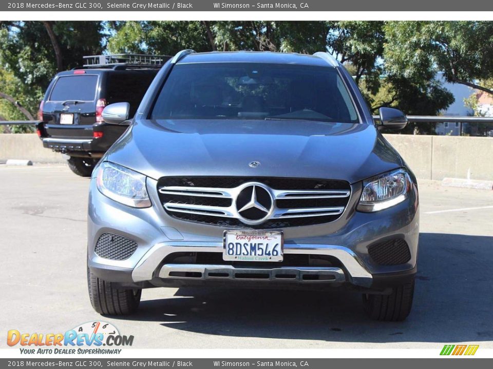 2018 Mercedes-Benz GLC 300 Selenite Grey Metallic / Black Photo #3