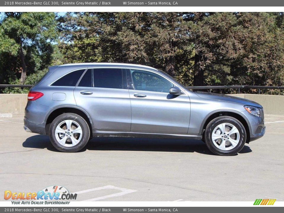 2018 Mercedes-Benz GLC 300 Selenite Grey Metallic / Black Photo #4
