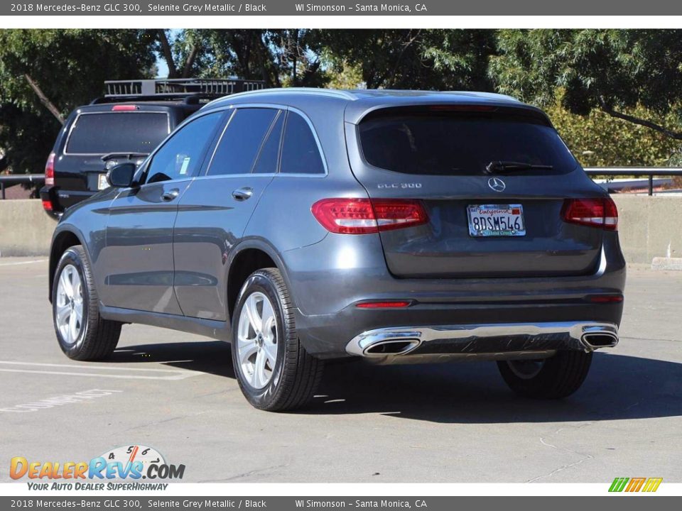 2018 Mercedes-Benz GLC 300 Selenite Grey Metallic / Black Photo #8