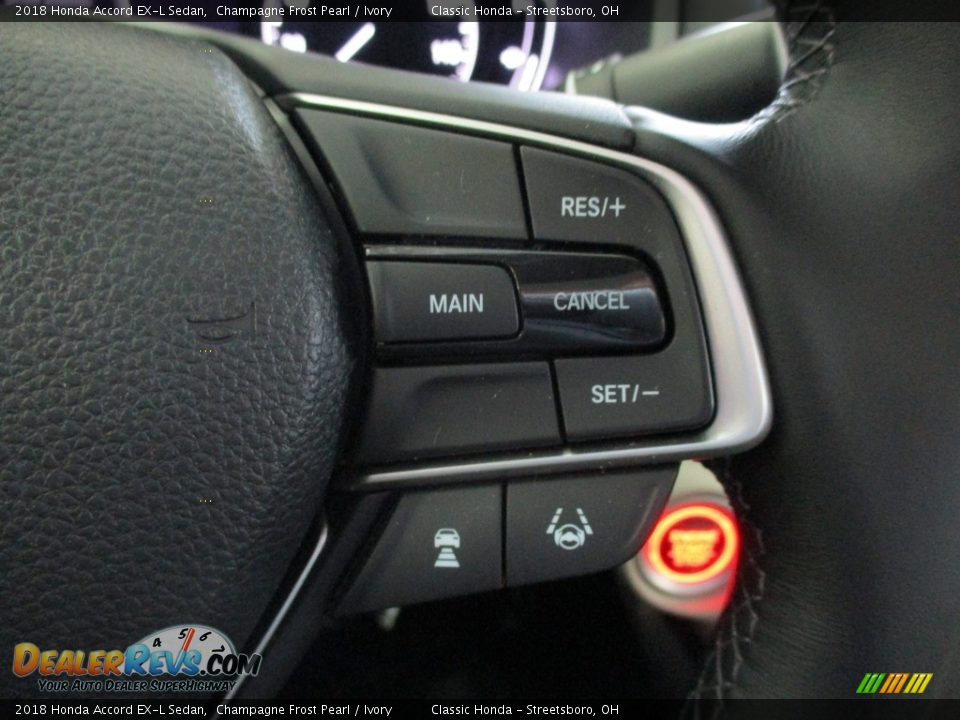 2018 Honda Accord EX-L Sedan Champagne Frost Pearl / Ivory Photo #32