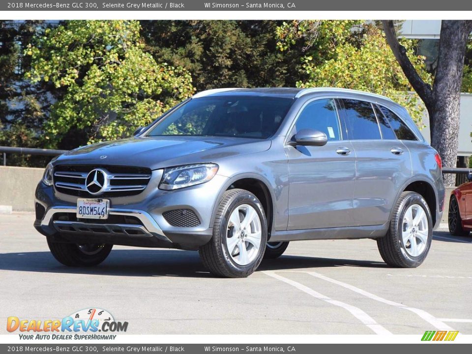 2018 Mercedes-Benz GLC 300 Selenite Grey Metallic / Black Photo #11