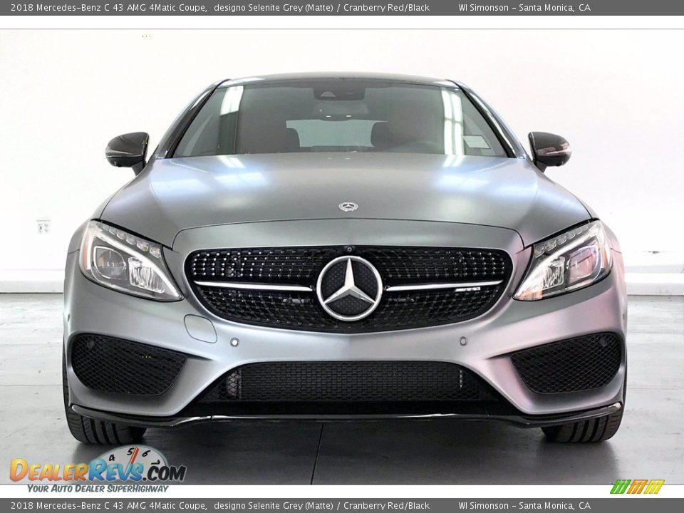 designo Selenite Grey (Matte) 2018 Mercedes-Benz C 43 AMG 4Matic Coupe Photo #2