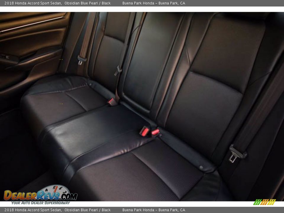 2018 Honda Accord Sport Sedan Obsidian Blue Pearl / Black Photo #18