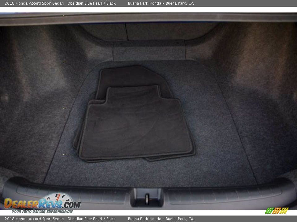2018 Honda Accord Sport Sedan Obsidian Blue Pearl / Black Photo #19