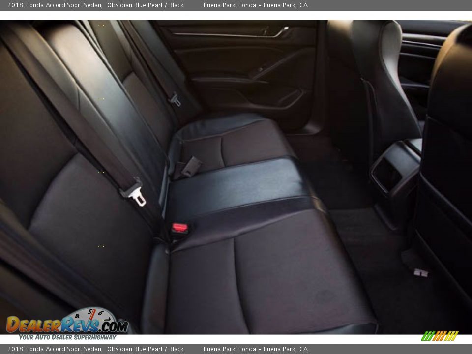 2018 Honda Accord Sport Sedan Obsidian Blue Pearl / Black Photo #20