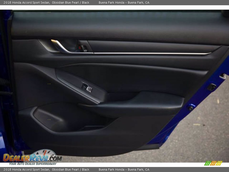 2018 Honda Accord Sport Sedan Obsidian Blue Pearl / Black Photo #30