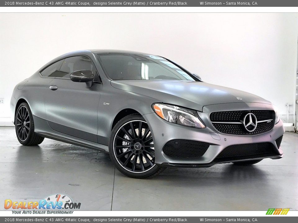 Front 3/4 View of 2018 Mercedes-Benz C 43 AMG 4Matic Coupe Photo #34