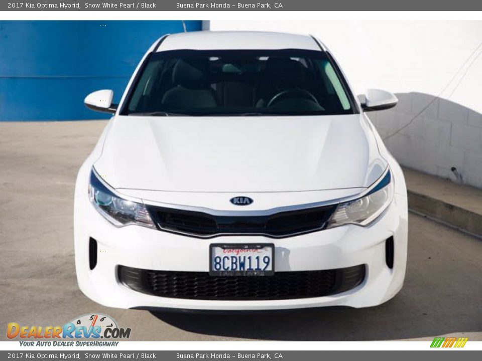 2017 Kia Optima Hybrid Snow White Pearl / Black Photo #7