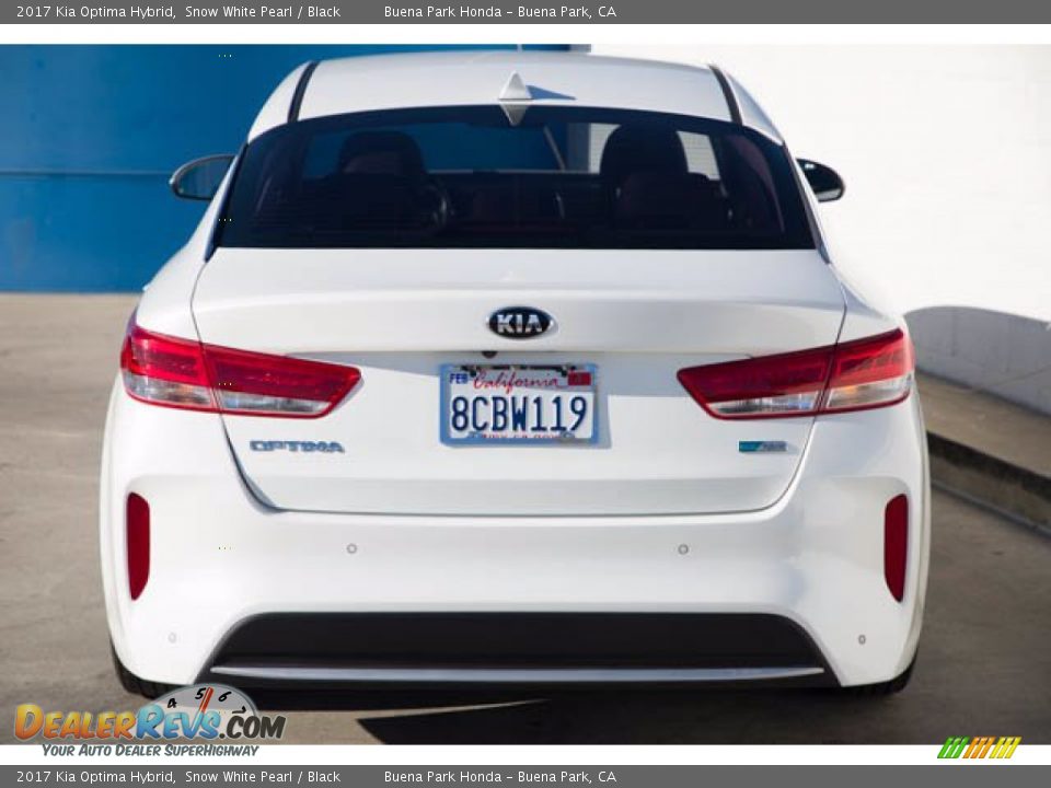 2017 Kia Optima Hybrid Snow White Pearl / Black Photo #11