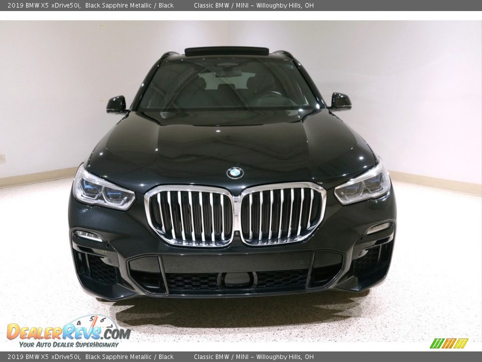 2019 BMW X5 xDrive50i Black Sapphire Metallic / Black Photo #2