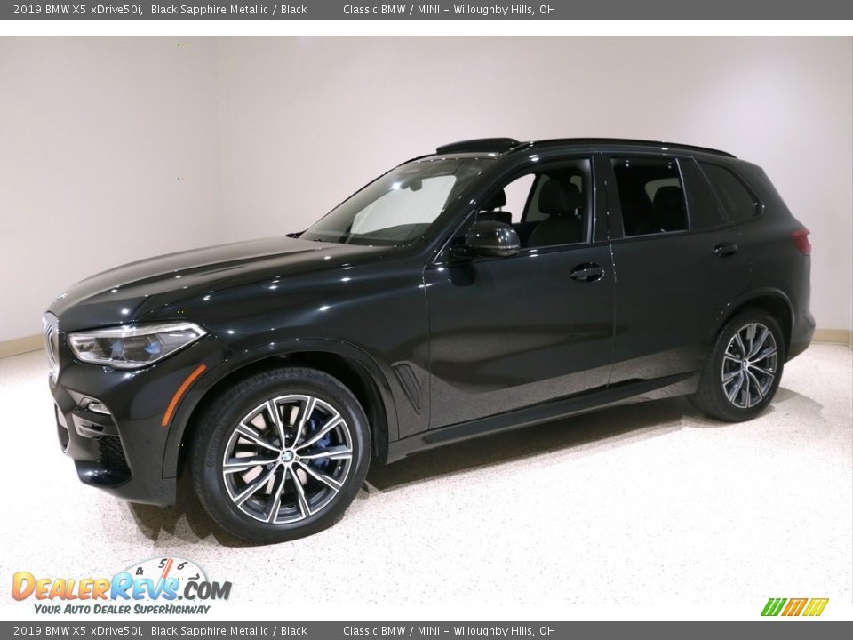 2019 BMW X5 xDrive50i Black Sapphire Metallic / Black Photo #3