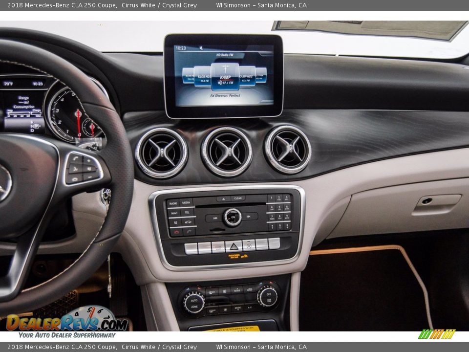 2018 Mercedes-Benz CLA 250 Coupe Cirrus White / Crystal Grey Photo #5