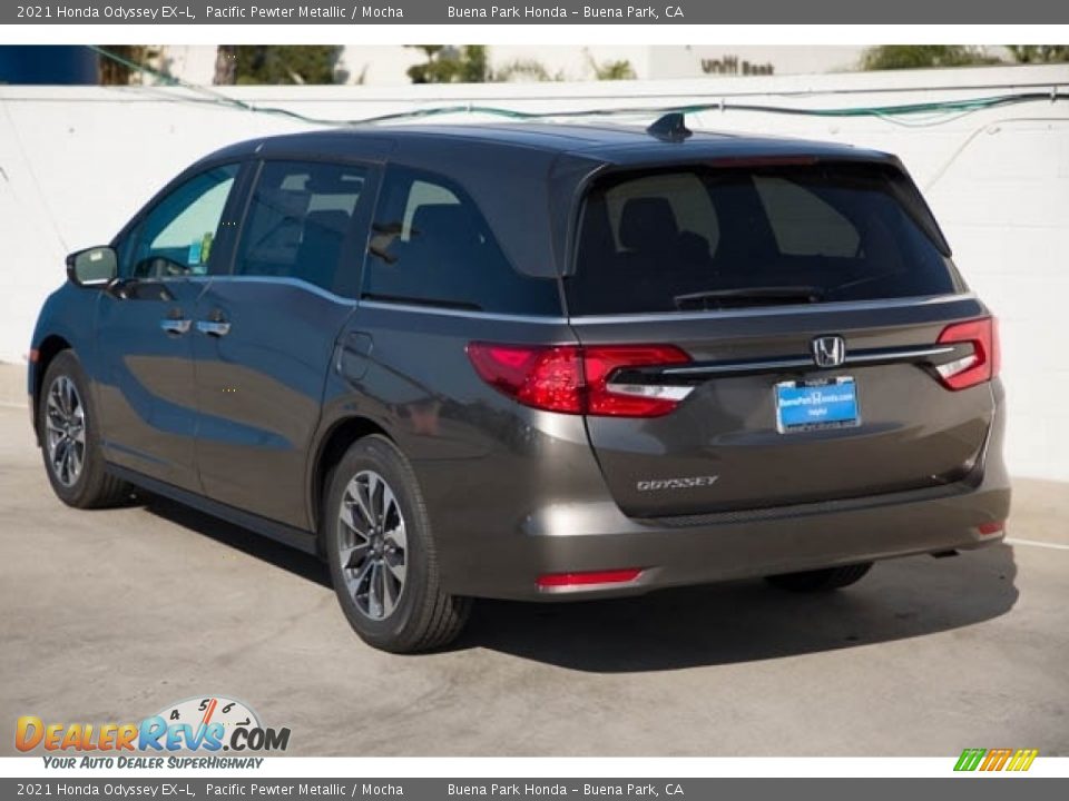 2021 Honda Odyssey EX-L Pacific Pewter Metallic / Mocha Photo #2