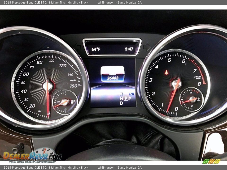 2018 Mercedes-Benz GLE 350 Gauges Photo #23