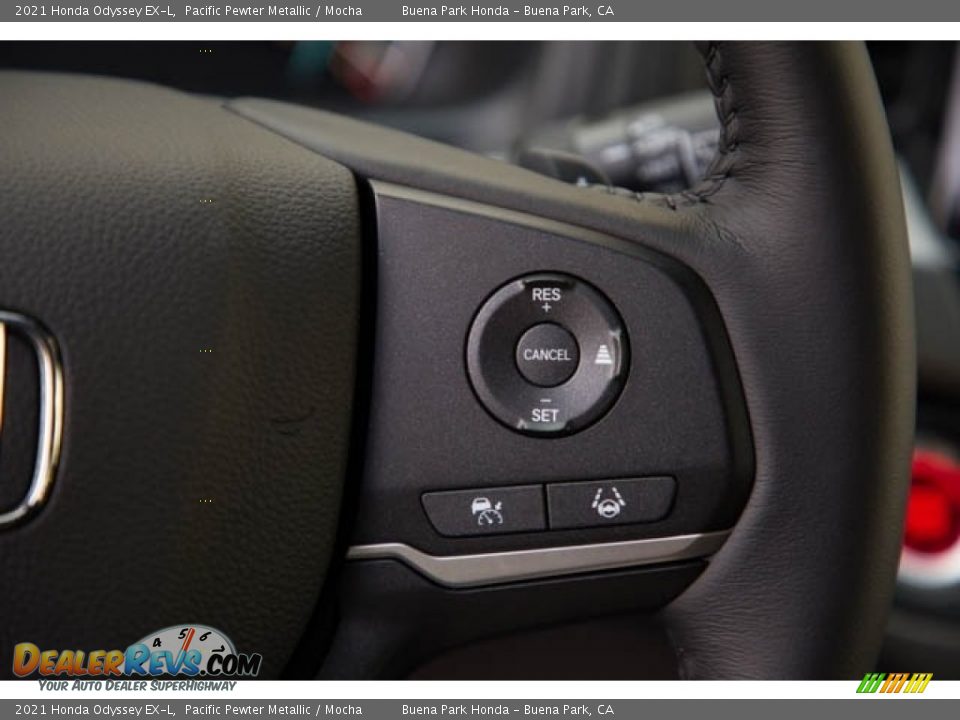 2021 Honda Odyssey EX-L Pacific Pewter Metallic / Mocha Photo #21
