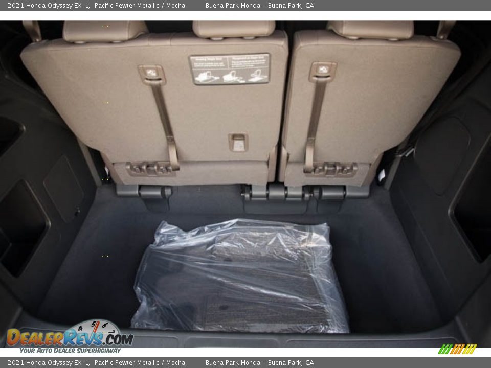 2021 Honda Odyssey EX-L Pacific Pewter Metallic / Mocha Photo #28