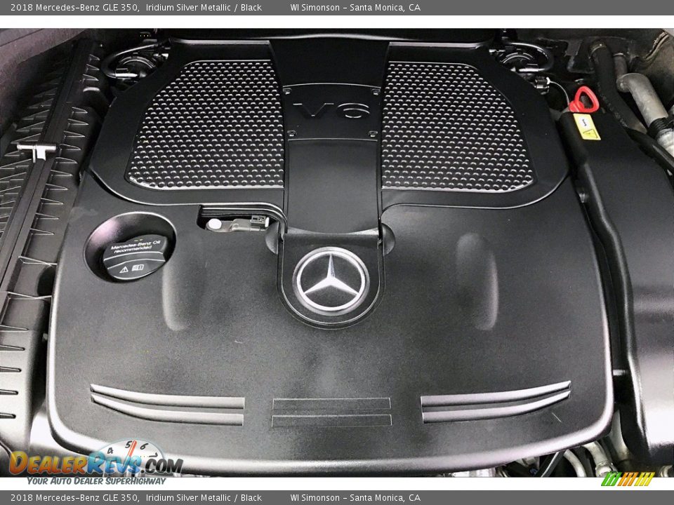 2018 Mercedes-Benz GLE 350 Iridium Silver Metallic / Black Photo #32