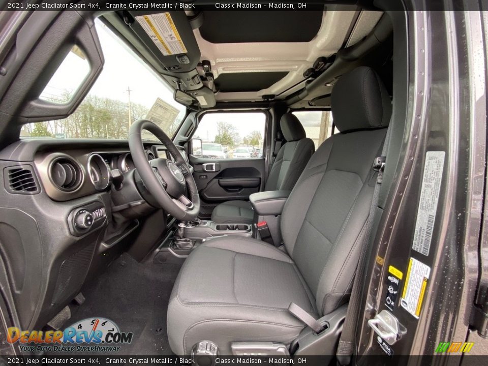 2021 Jeep Gladiator Sport 4x4 Granite Crystal Metallic / Black Photo #2