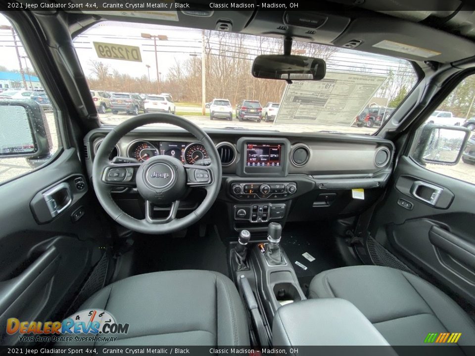 2021 Jeep Gladiator Sport 4x4 Granite Crystal Metallic / Black Photo #4