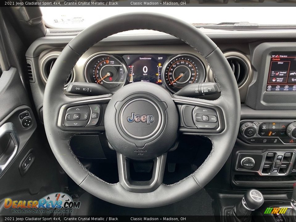 2021 Jeep Gladiator Sport 4x4 Granite Crystal Metallic / Black Photo #5