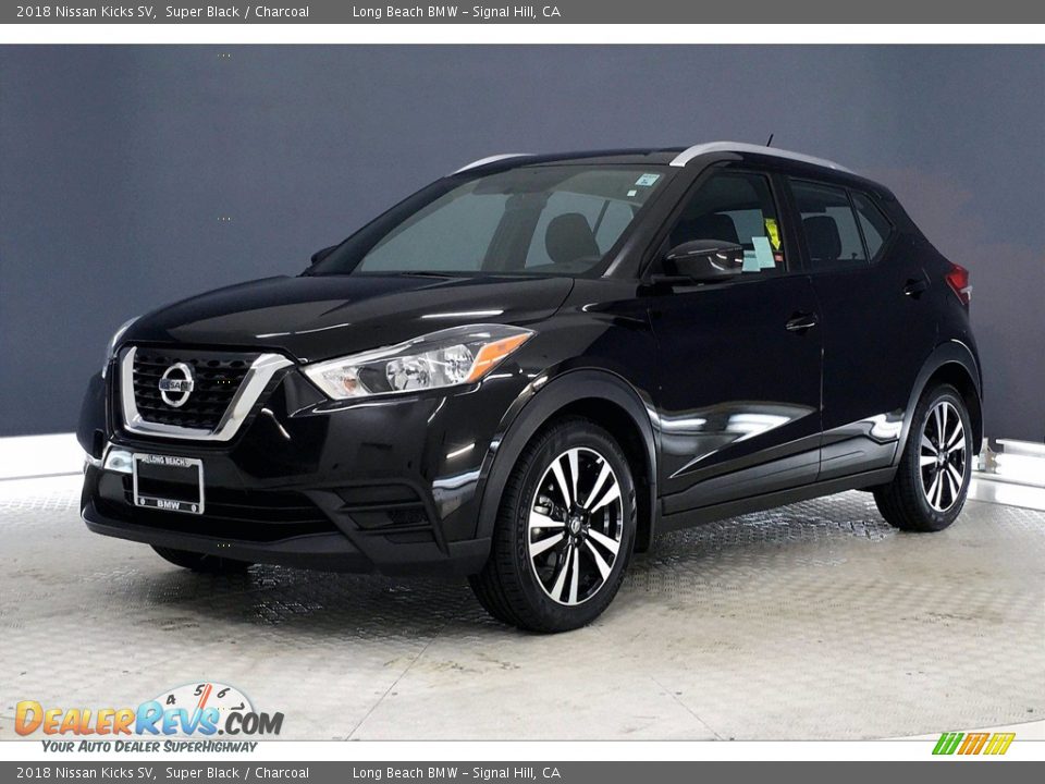 2018 Nissan Kicks SV Super Black / Charcoal Photo #12