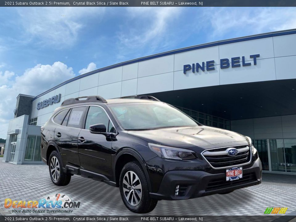 2021 Subaru Outback 2.5i Premium Crystal Black Silica / Slate Black Photo #1