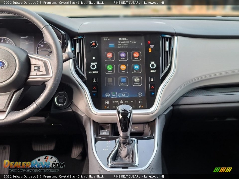 2021 Subaru Outback 2.5i Premium Crystal Black Silica / Slate Black Photo #10