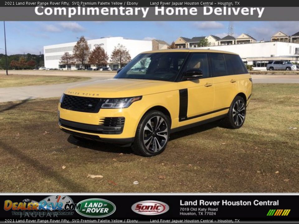 2021 Land Rover Range Rover Fifty SVO Premium Palette Yellow / Ebony Photo #1