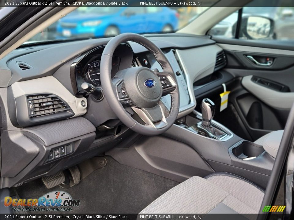 2021 Subaru Outback 2.5i Premium Crystal Black Silica / Slate Black Photo #13