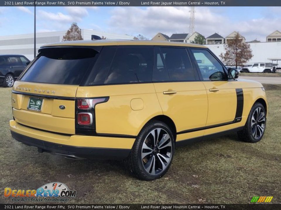 2021 Land Rover Range Rover Fifty SVO Premium Palette Yellow / Ebony Photo #3
