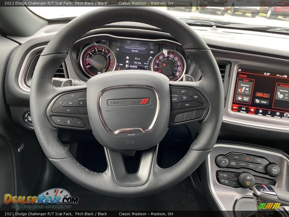 2021 Dodge Challenger R/T Scat Pack Steering Wheel Photo #5