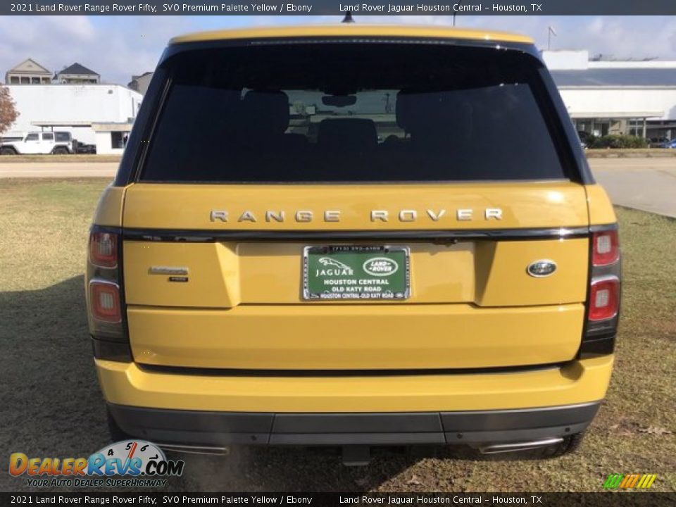 2021 Land Rover Range Rover Fifty SVO Premium Palette Yellow / Ebony Photo #9