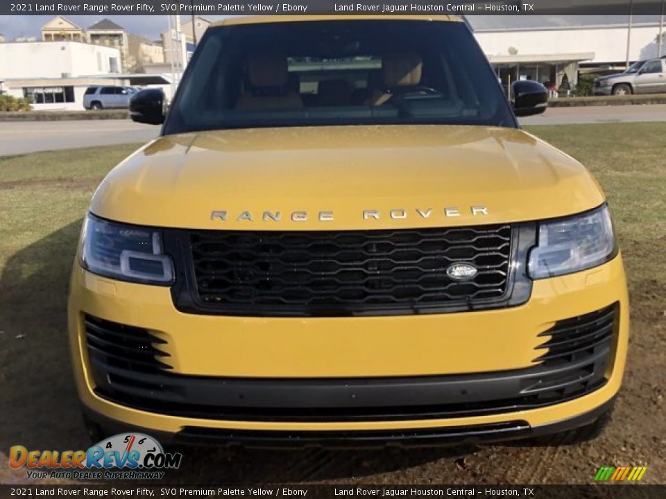 2021 Land Rover Range Rover Fifty SVO Premium Palette Yellow / Ebony Photo #10