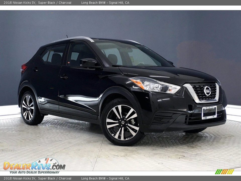 2018 Nissan Kicks SV Super Black / Charcoal Photo #36