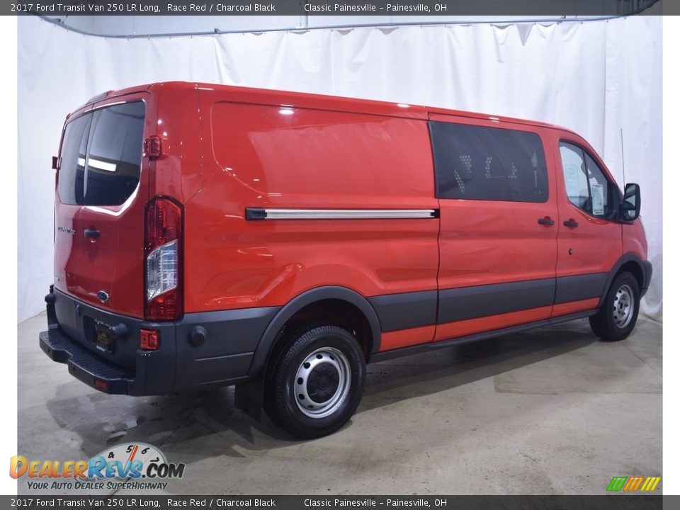 Race Red 2017 Ford Transit Van 250 LR Long Photo #2