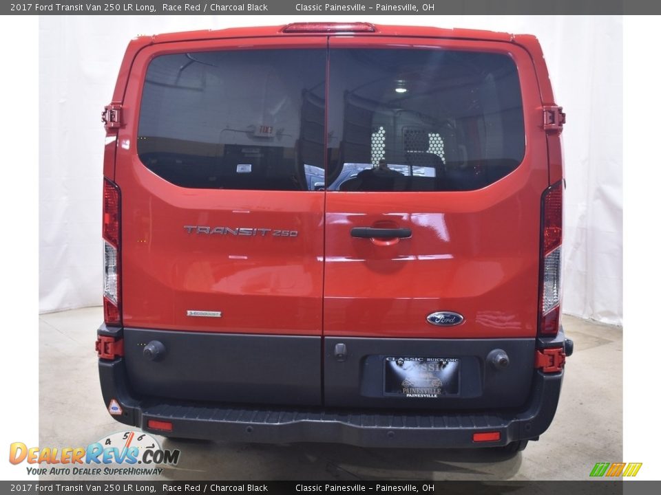 2017 Ford Transit Van 250 LR Long Race Red / Charcoal Black Photo #3