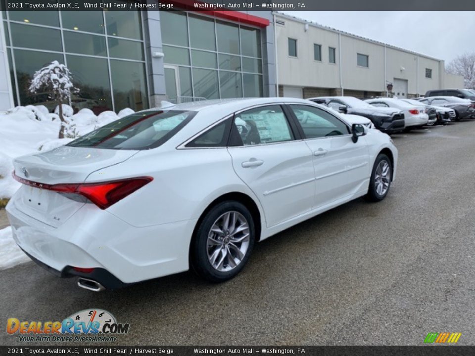 2021 Toyota Avalon XLE Wind Chill Pearl / Harvest Beige Photo #14