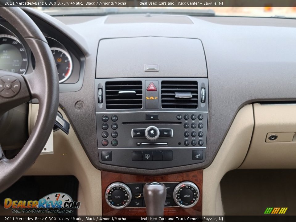 2011 Mercedes-Benz C 300 Luxury 4Matic Black / Almond/Mocha Photo #22