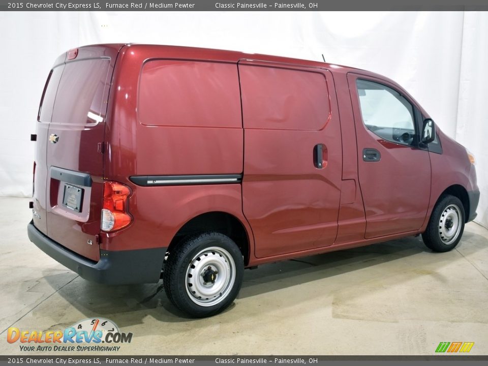 2015 Chevrolet City Express LS Furnace Red / Medium Pewter Photo #2