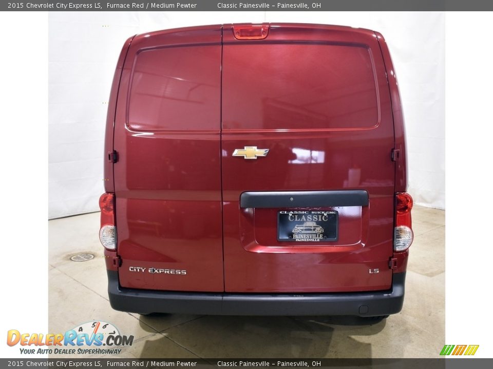 2015 Chevrolet City Express LS Furnace Red / Medium Pewter Photo #3