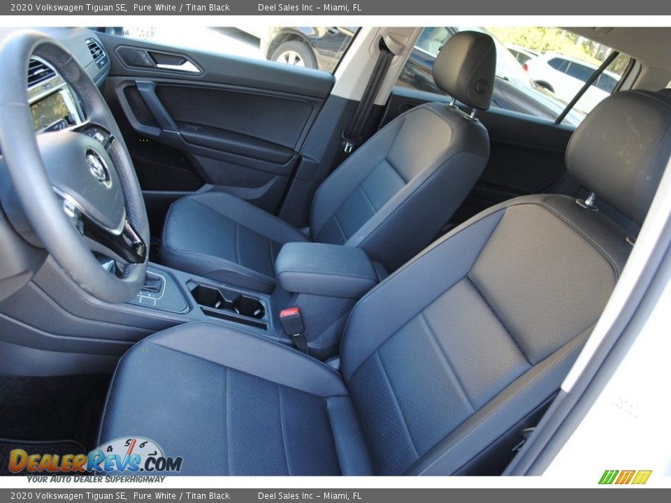 2020 Volkswagen Tiguan SE Pure White / Titan Black Photo #10