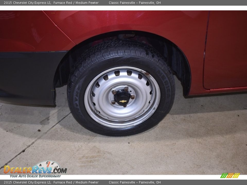 2015 Chevrolet City Express LS Furnace Red / Medium Pewter Photo #5